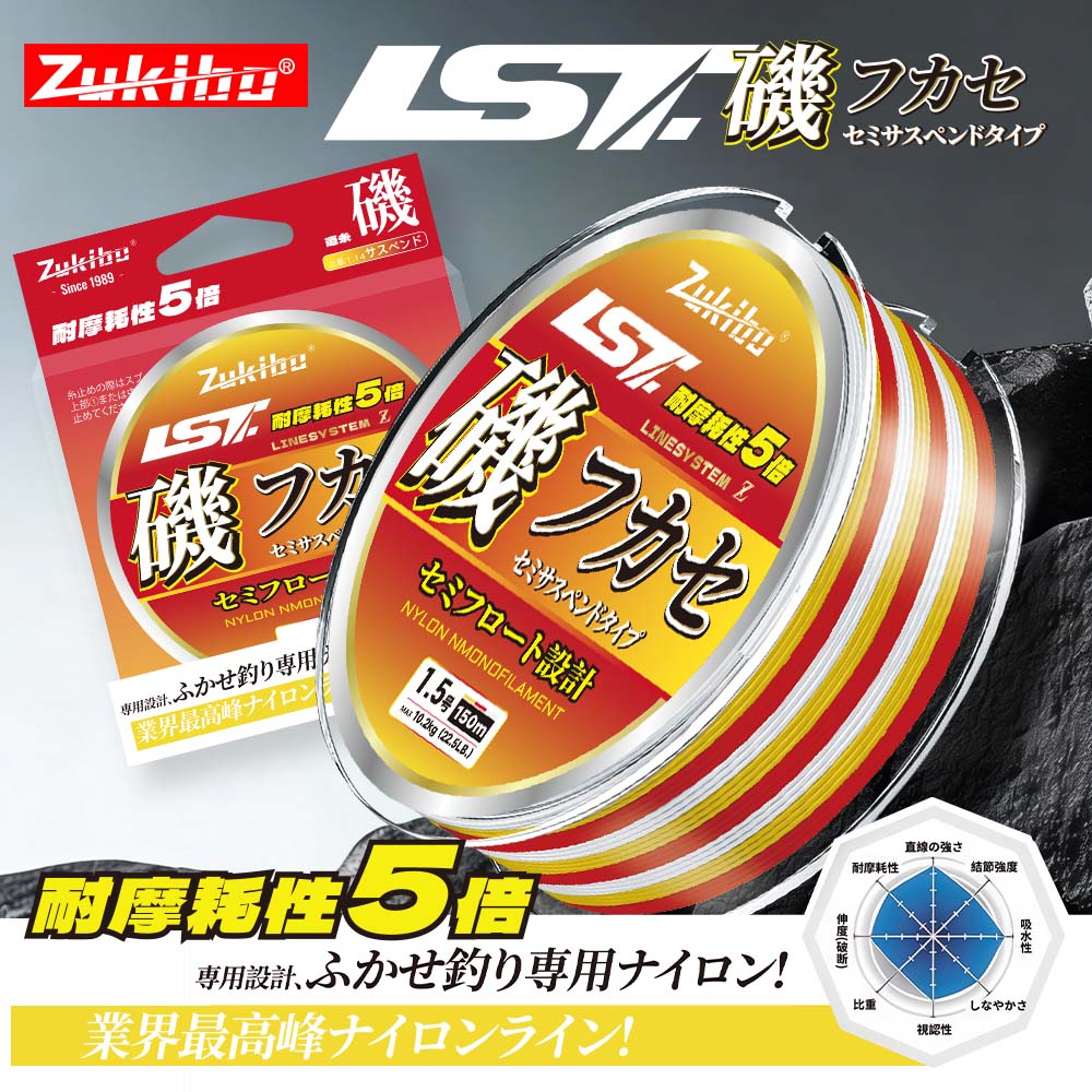 Copolymer Line - Ligne de pêche en nylon ZUKIBO